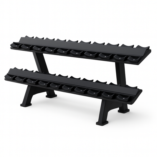 PH Fitness Hantelständer – 2-stöckig – für 10 Paar runde Hanteln