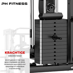All - in - One Home Gym – 160KG Gewichtstapel – Smith Machine + Kabelsysteem – Full Body Krachtstation - PH Fitness