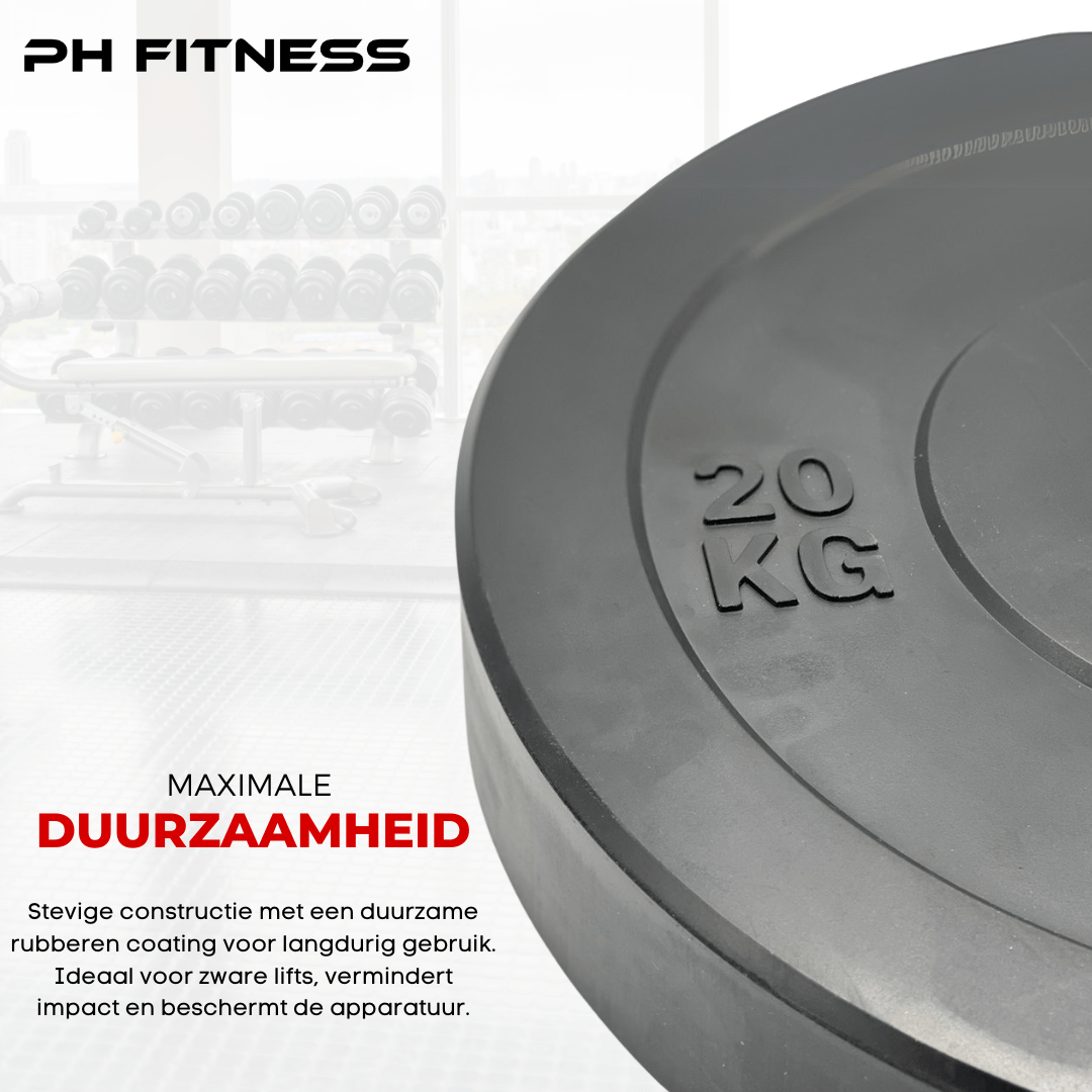 Bumper Plates Voordeelset - PH Fitness