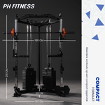 Corner Cable Crossover Smith Machine - 160KG Weight Stack - Physical Sports Group B.V.