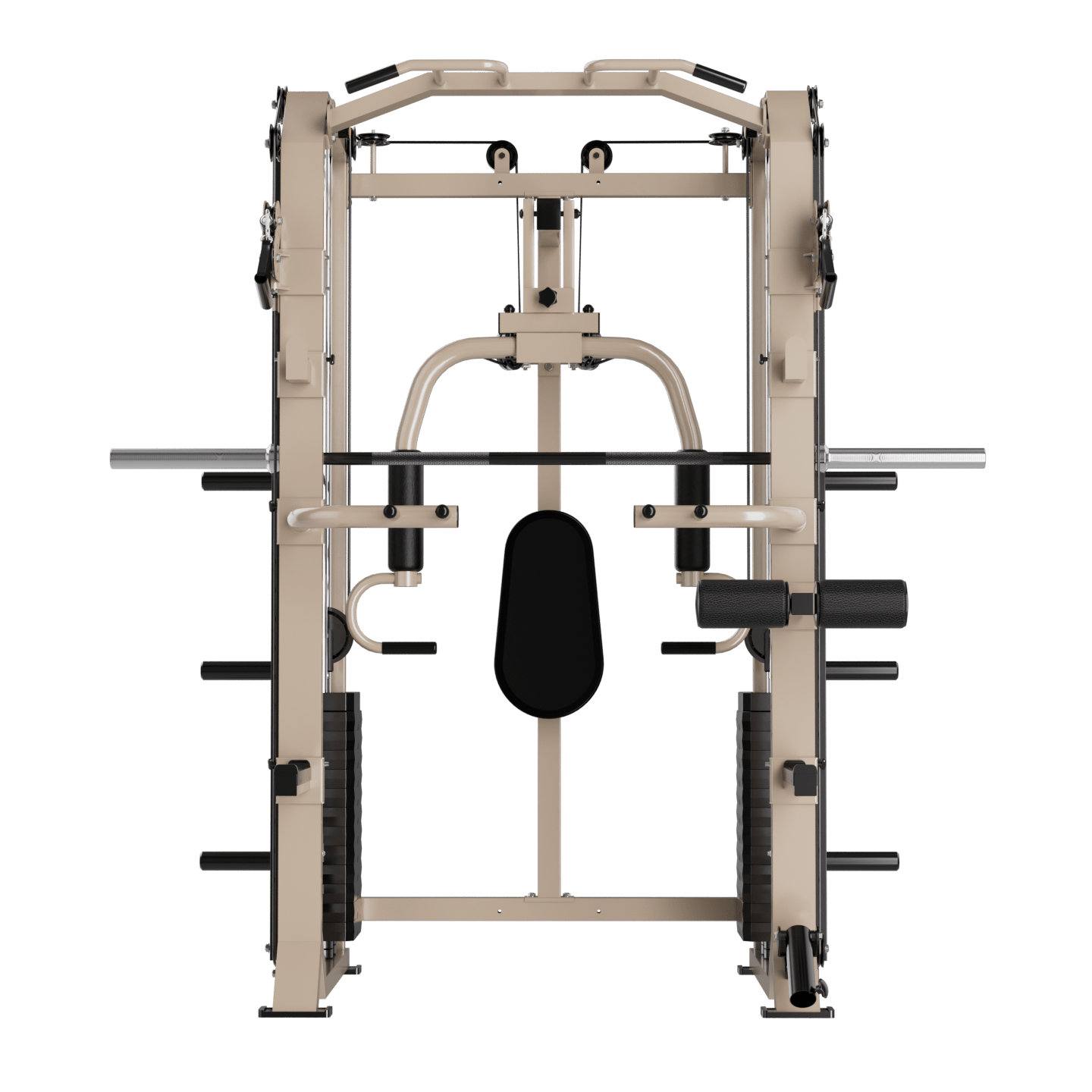 FUSION X Pro Rack – Verstelbare Smith Bar, Pec deck & Dual 80 kg Weight Stack - PH Fitness