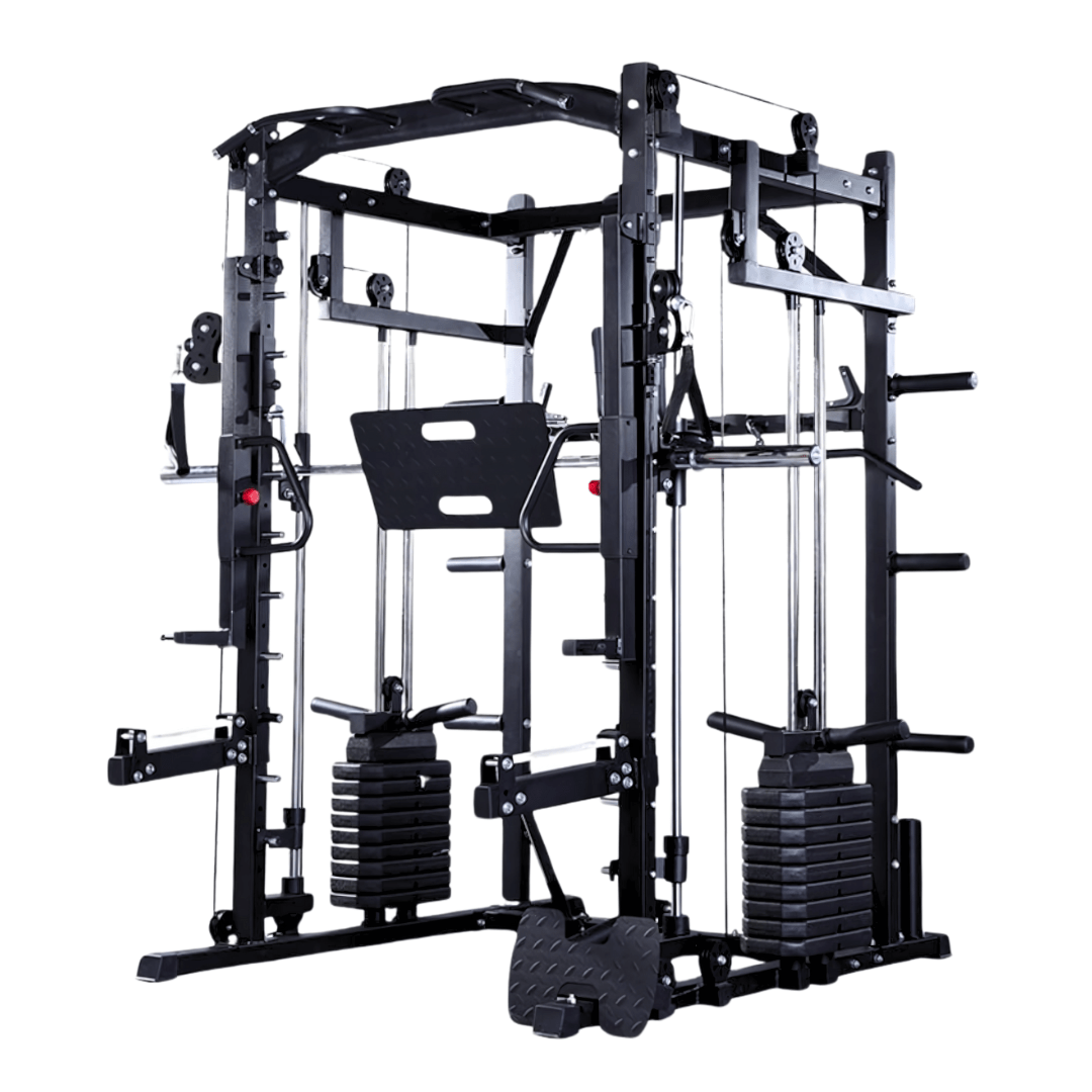 Premium Power Rack met Smith Machine, Leg Press en 160KG Gewichtsstapel - PH Fitness