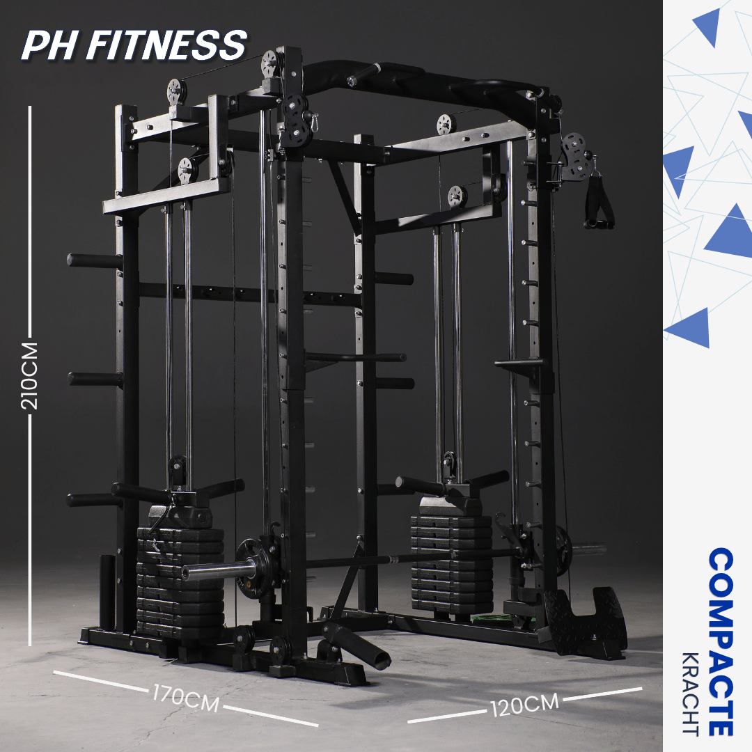 Premium Series Power Rack - 160KG Weight Stack - Physical Sports Group B.V.