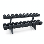 Ronde Dumbbell Set 2–20 kg met Rack – Complete Halterset 220 kg met Vaste Gewichtsstappen voor Krachttraining, Fitness & Home Gym - PH Fitness