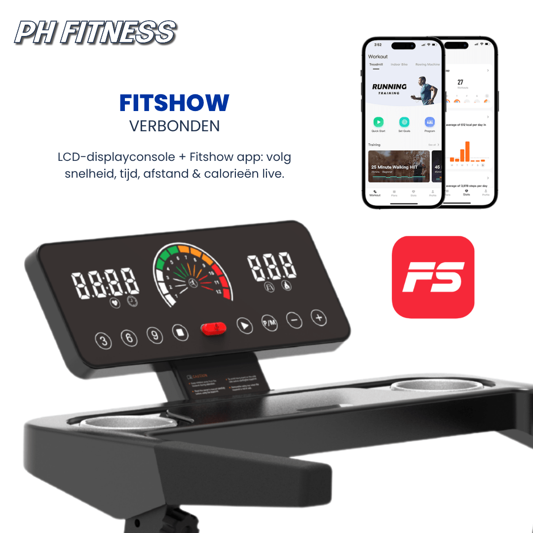 TH-900 Treadmill Foldable Edition - 12 km/u - Physical Sports Group B.V.