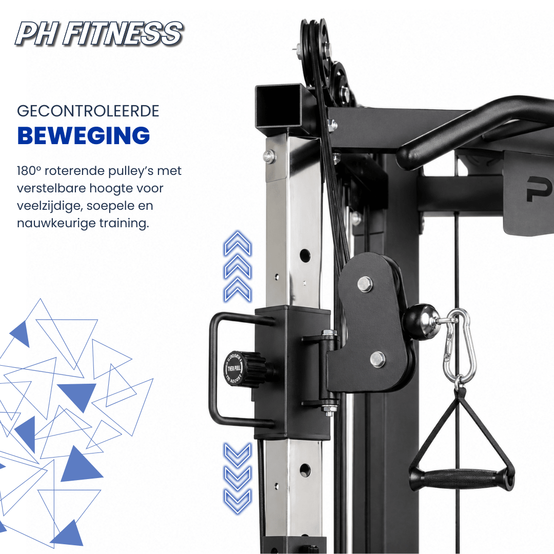 V-Frame Cable Crossover - 160KG Weight Stack - Physical Sports Group B.V.