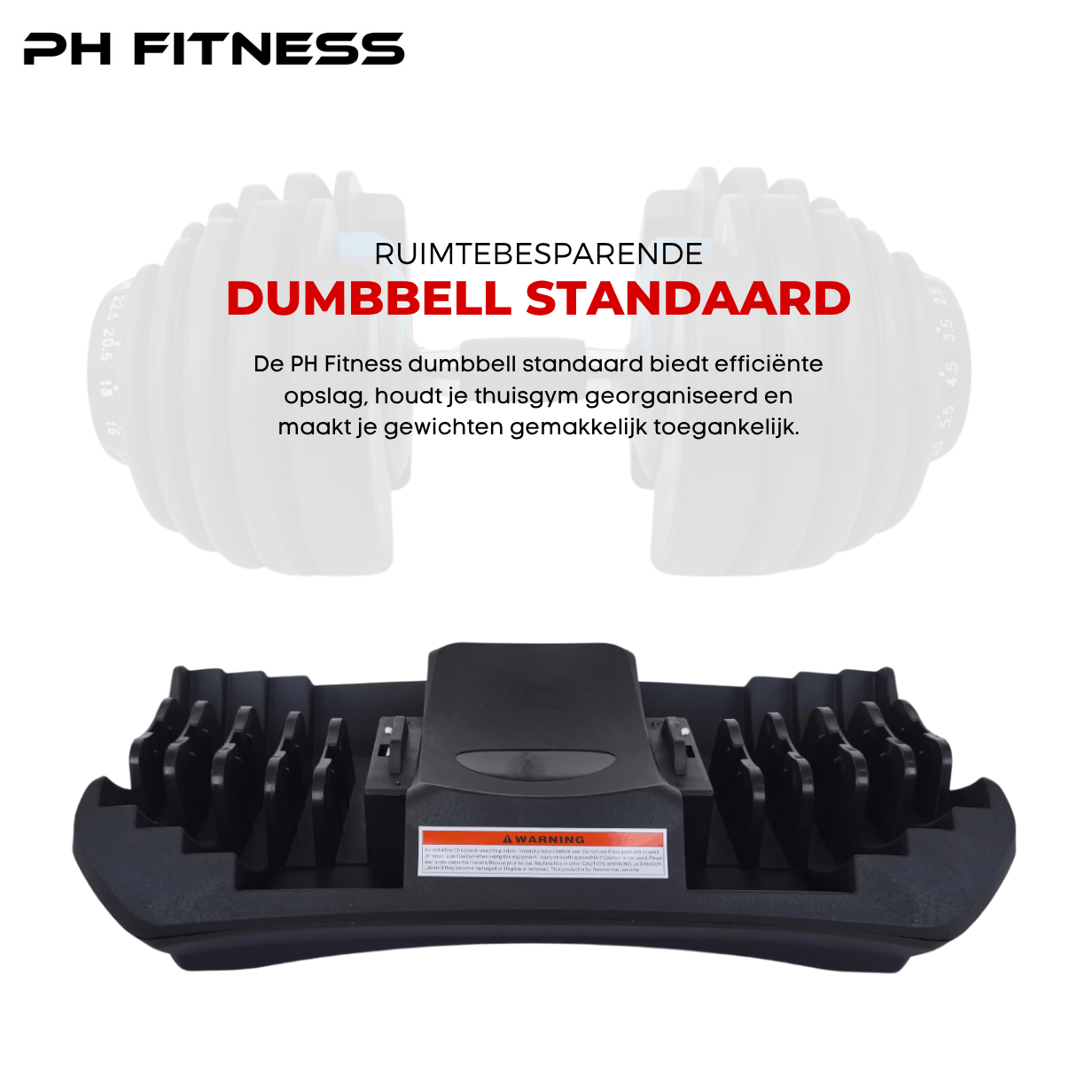 Verstelbare Dumbbells Set 24KG - Blauw - PH Fitness