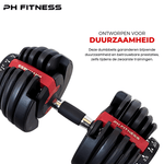 Verstelbare Dumbbells Set 24KG - PH Fitness